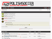 Tablet Screenshot of polishsoccer.com